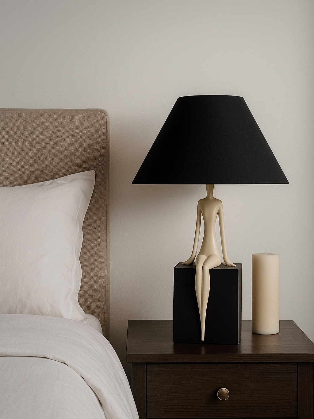 آباژور لیدی روی نیمکت