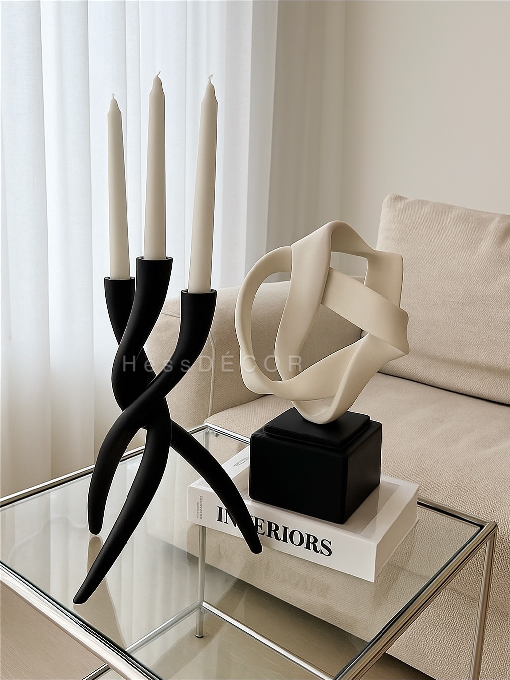 ست شمعدان و استند مدرن