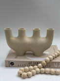 شمعدان چهارشعله درختی ( سنگ مصنوعی)